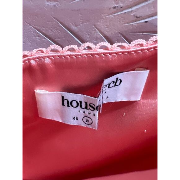 House of CB Costanza Bright Peach Maxi Dress Size S Small - Picture 7 of 10